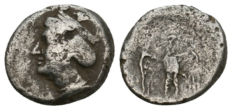 PONTOS. Amisos. Drachm (Circa 4th century BC).
3.71 Gr. 16.2 mm.