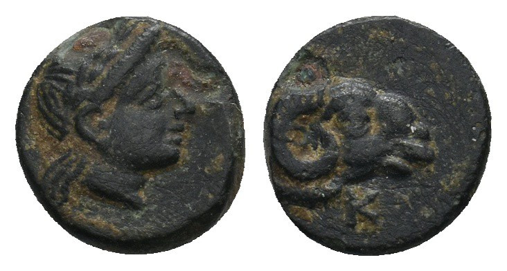 TROAS. Kebren. Ae (Circa 387-310 BC).
0.9 Gr. 9.9 mm.