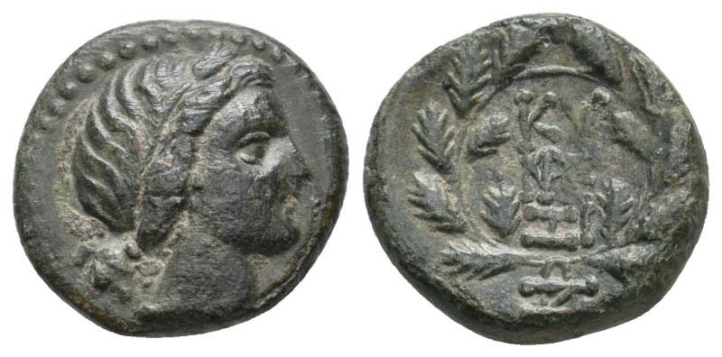 MYSIA. Kyzikos. Ae (2nd-1st century BC).
5 Gr. 17.7 mm.