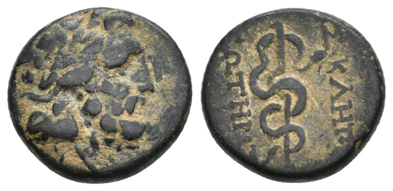 MYSIA. Pergamon. Ae (Mid-late 2nd century BC).
3.96 Gr. 15.7 mm.