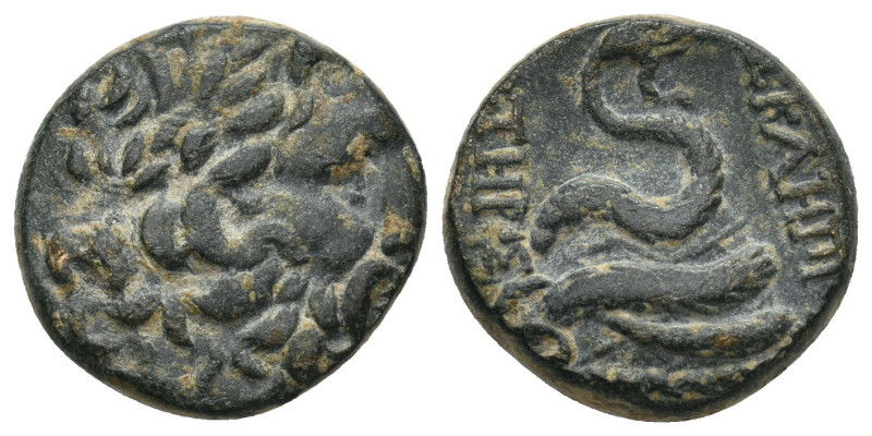 MYSIA. Pergamon. Ae (Mid-late 2nd century BC).
7.6 Gr. 18.9 mm.