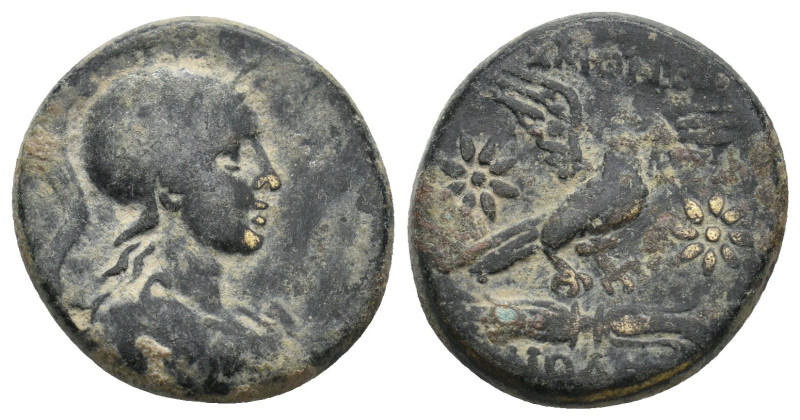 PHRYGIA. Acmoneia. Ae (1st century BC).
7.22 Gr. 21.6 mm.