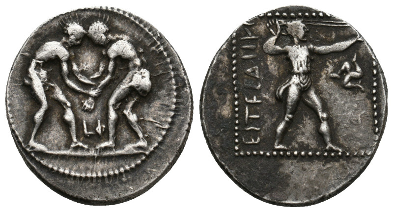 PAMPHYLIA. Aspendos. Stater (Circa 420-370 BC).
11 Gr. 24.4 mm.