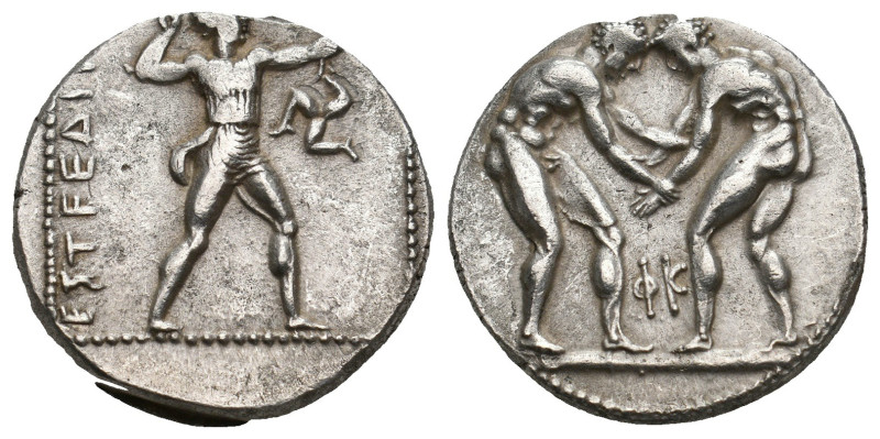 PAMPHYLIA. Aspendos. Stater (Circa 420-370 BC).
10.75 Gr. 22 mm.