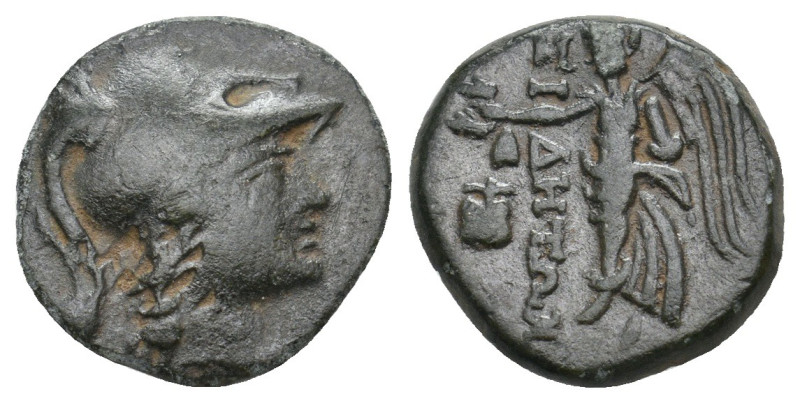 PAMPHYLIA. Side. Ae (Circa 200-36 BC).
2.88 Gr. 15.8 mm.