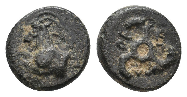 DYNASTS OF LYCIA. Perikles (Circa 380-360 BC). Ae.
1.22 Gr. 10.4 mm.