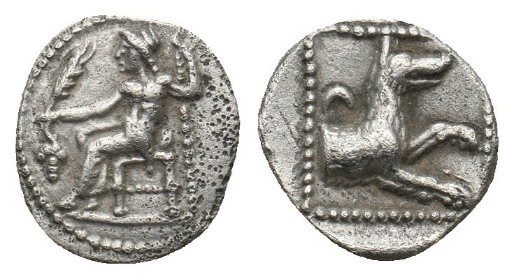 LYCAONIA. Laranda. Obol (Circa 324/3 BC).
0.67 Gr. 10.4 mm.