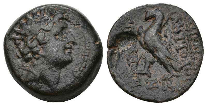 SELEUKID KINGS of SYRIA. Antiochos VIII Epiphanes (Grypos). 121/0-97/6 BC.
6.78...