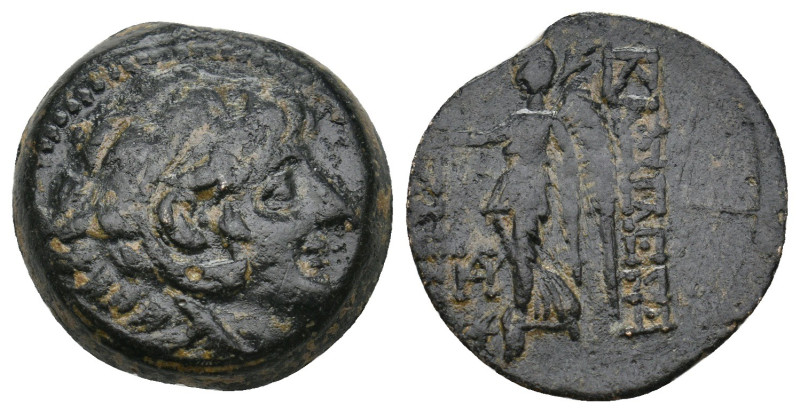 SELEUKID KINGS of SYRIA. Antiochos IX. 114-95 BC.
6.95 Gr. 20.4 mm.