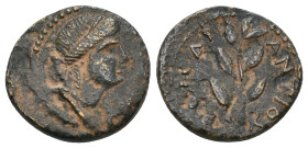 Syria, Seleucis and Pieria. Antiochia ad Orontem. Civic Issue. Time of Nero. Ae.
3.48 Gr. 17.7 mm.