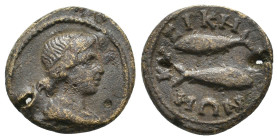 MYSIA. Kyzicus. Pseudo-autonomous (3rd century). Ae.
3.15 Gr. 17.5 mm.