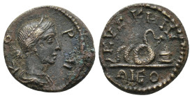 MYSIA. Kyzikos. Ae (3rd century).
3.81 Gr. 19.3 mm.