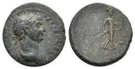 PAMPHYLIA. Side . Trajan AD 98-117. Ae.
4.48 Gr. 18.7 mm.