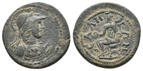 LYDIA. Sala. Pseudo-autonomous. Time of Trajan (98-117). Ae.
5.05 Gr. 20.7 mm.