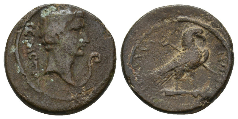 PHRYGIA. Amorium. Augustus (27 BC-14 AD). Ae.
5.79 Gr. 19.7 mm.