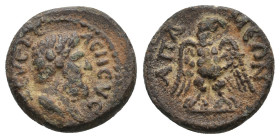 PHRYGIA. Apameia. Pseudo-autonomous. Time of the Severans (193 - 235). Ae.
3.07 Gr. 15.4 mm.