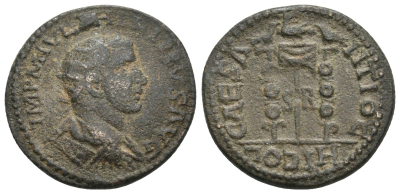 PISIDIA. Antioch. Philip I the Arab (244-249). Ae.
10.33 Gr. 26.4 mm.