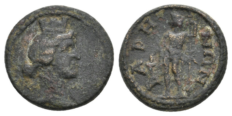 PISIDIA. Baris. Pseudo-autonomous (3rd century). Ae.
2.85 Gr. 16 mm.