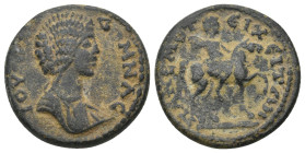 PISIDIA. Panemoteichos. Julia Domna (193-211) Ae.
Apparantly Unpublished.
9.35 Gr. 23 mm.