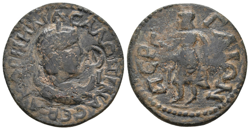 PAMPHYLIA. Perge. Salonina (254-268). Ae.
14.51 Gr. 31.3 mm.