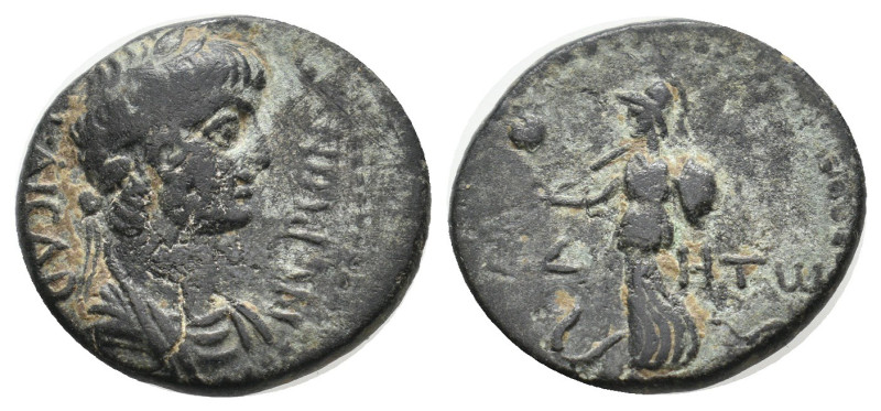 PAMPHYLIA. Side. Nero (54-68). Ae.
4.33 Gr. 18.7 mm.