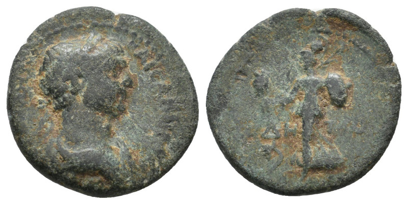 PAMPHYLIA. Side. Trajan (98-117). Ae.
4.27 Gr. 19.5 mm.