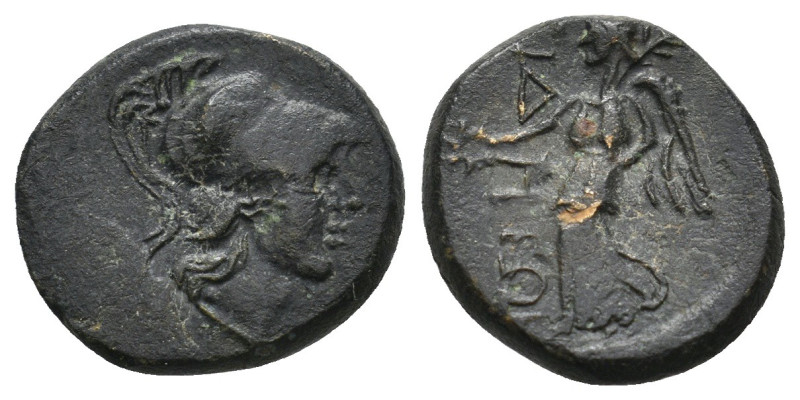 PAMPHYLIA. Side. Ae (Circa 200-36 BC).
3.35 Gr. 16.6 mm.