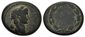 CARIA. Tabae. Nero (54-68 AD.) Ae.
5.45 Gr. 19.2 mm.