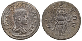 CILICIA. Lyrbe. Hostilian (Caesar, 250-251). Ae.
7.13 Gr. 24.2 mm.
