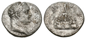 CAPPADOCIA. Caesarea. Vespasian, with Titus as Caesar (69-79). Drachm.
3.18 Gr. 16.4 mm.