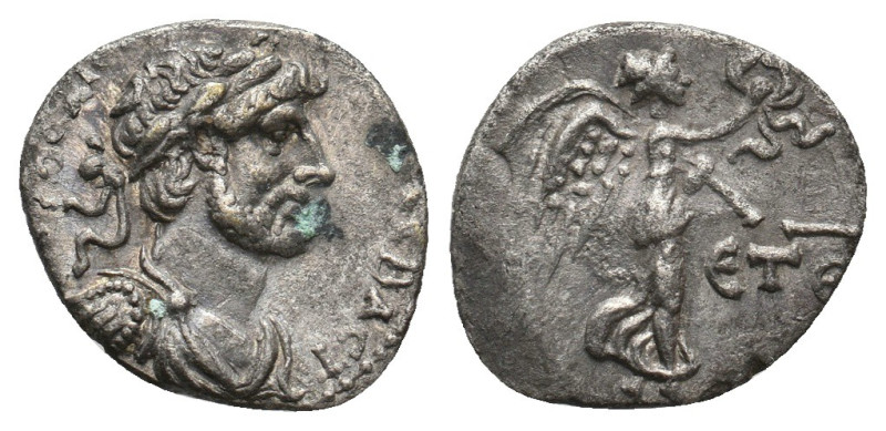 CAPPADOCIA. Caesarea. Hadrian (117-138). Hemidrachm.
1.08 Gr. 14.1 mm.