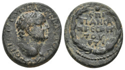 CAPPADOCIA. Caesarea. Titus (Caesar, 69-79). Ae.
8.16 Gr. 22.3 mm.