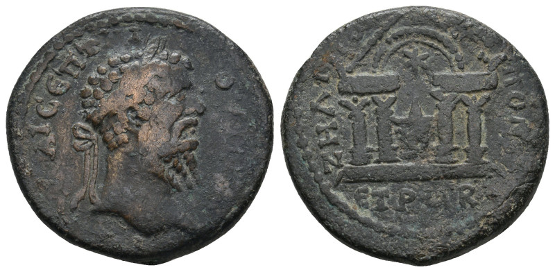 PONTUS, Zela. Septimius Severus. AD 193-211. Ae.
15.04 Gr. 29 mm.