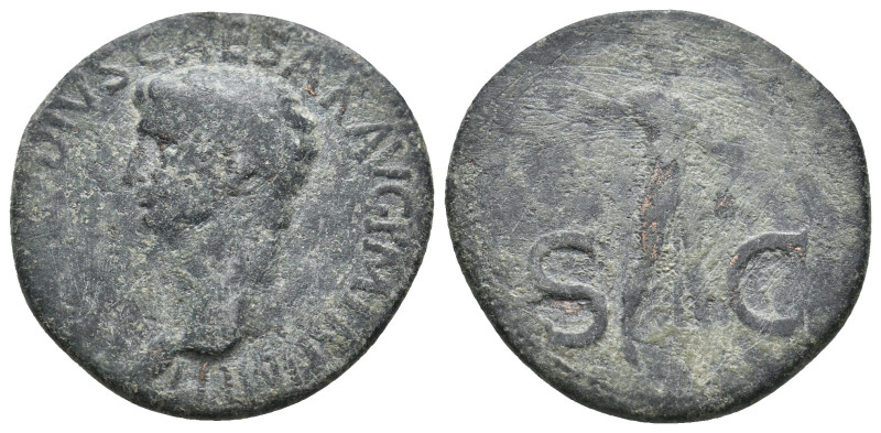 CLAUDIUS (41-54). As. Rome.
10.27 Gr. 27.9 mm.