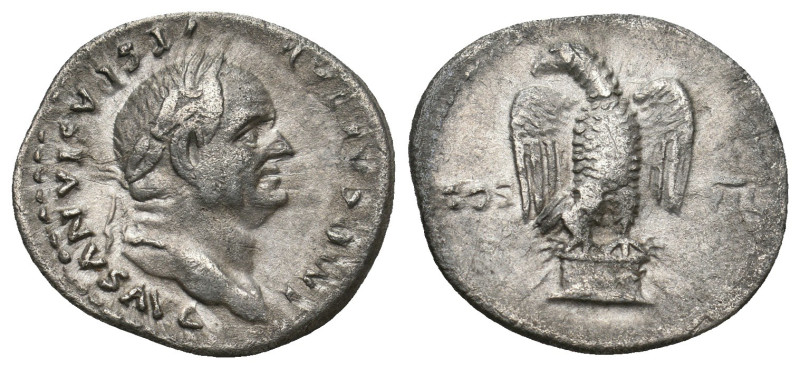 VESPASIAN (69-79). Denarius. Rome.
3.2 Gr. 20.5 mm.