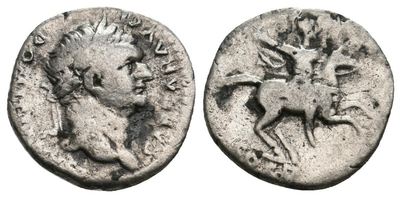 DOMITIAN (81-96). Denarius. Rome.
3.09 Gr. 17.2 mm.