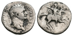 DOMITIAN (81-96). Denarius. Rome.
3.09 Gr. 17.2 mm.