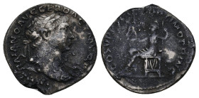 TRAJAN (98-117). Denarius. Rome.
2.95 Gr. 18 mm.