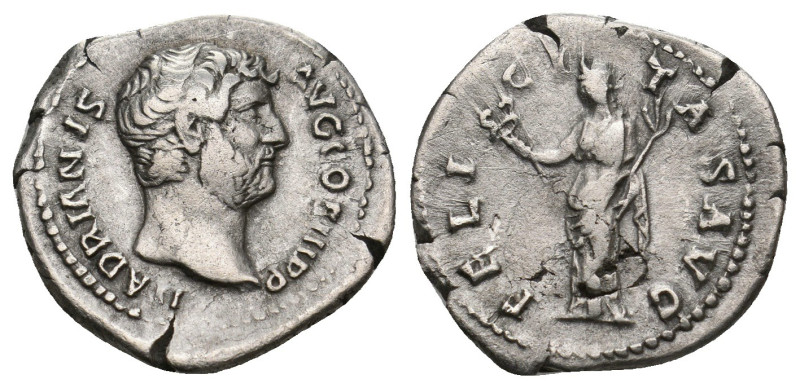 HADRIAN (117-138). Denarius. Rome.
2.87 Gr. 18.7 mm.