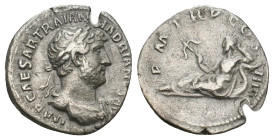 HADRIAN (117-138). Denarius. Rome.
3.33 Gr. 18.5 mm.