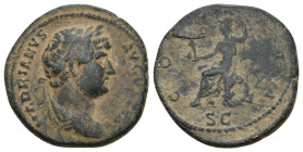 HADRIAN (117-138). As. Rome.
7.48 Gr. 23.9 mm.