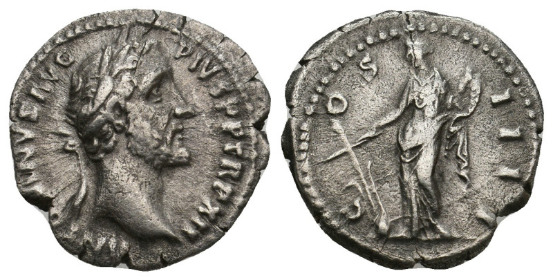 ANTONINUS PIUS (138-161). Denarius. Rome.
3.52 Gr. 18.8 mm.