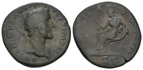 ANTONINUS PIUS (138-161). Sestertius. Rome.
19.24 Gr. 31.6 mm.