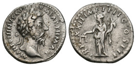 MARCUS AURELIUS (161-180). Denarius. Rome.
3.6 Gr. 19.6 mm.