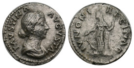 FAUSTINA II (Augusta, 147-175). Denarius. Rome.
3.41 Gr. 18.2 mm.