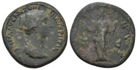 FAUSTINA II (Augusta, 147-175). As or Dupondius. Rome.
14.6 Gr. 28 mm.