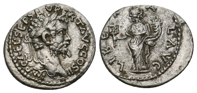 SEPTIMIUS SEVERUS (193-211). Denarius.
3.11 Gr. 17.9 mm.