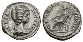 JULIA DOMNA (Augusta, 193-211). Denarius.
3.12 Gr. 18.1 mm.