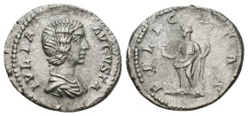 JULIA DOMNA (Augusta, 193-211). Denarius.
3.01 Gr. 18.8 mm.