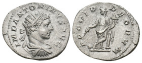 ELAGABALUS (218-222). Denarius.
4.26 Gr. 22.9 mm.